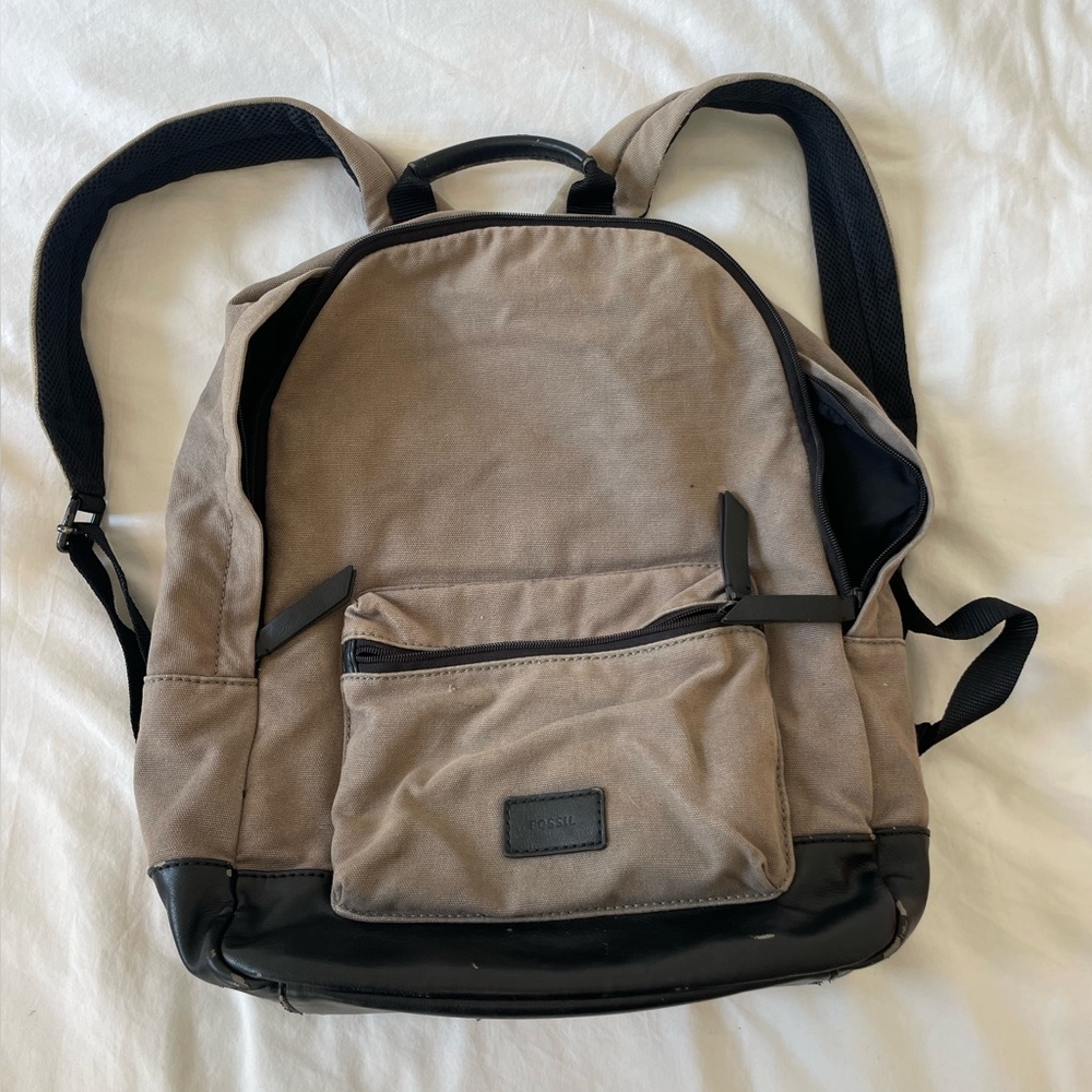 FOSSIL gray/black backpack